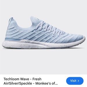 NWT APL Techloom Wave in Fresh Air Blue and Silver Men’s Size 12